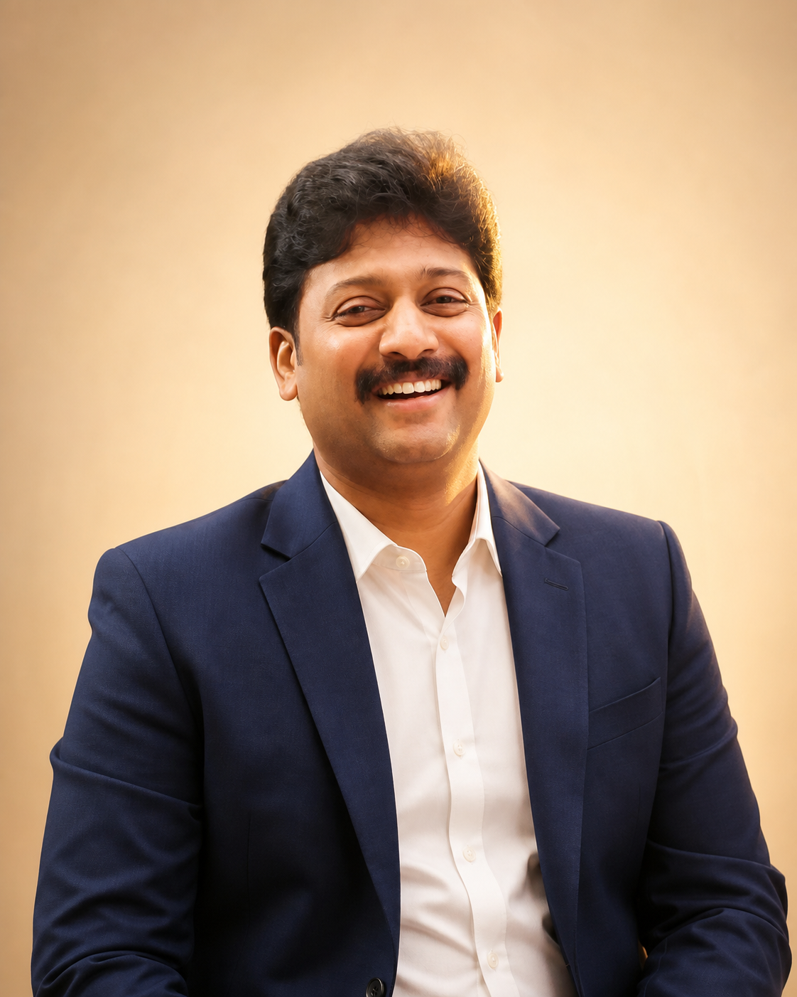 Portrait of Mr. N. Pandu Ranga Guptha, founder of The ART Foundation