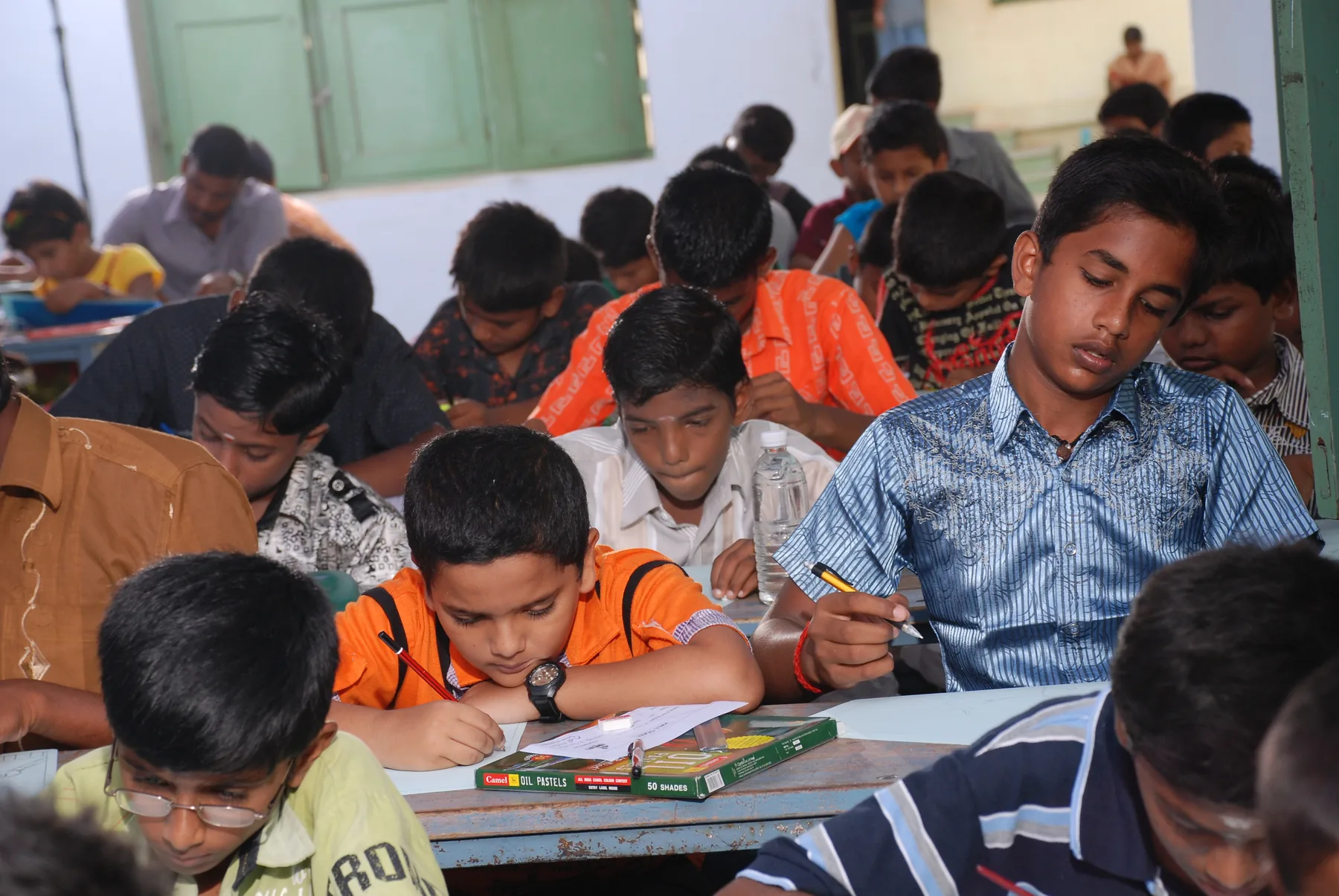 Focused creativity across the classroom, documented by The ART Foundation in 2011