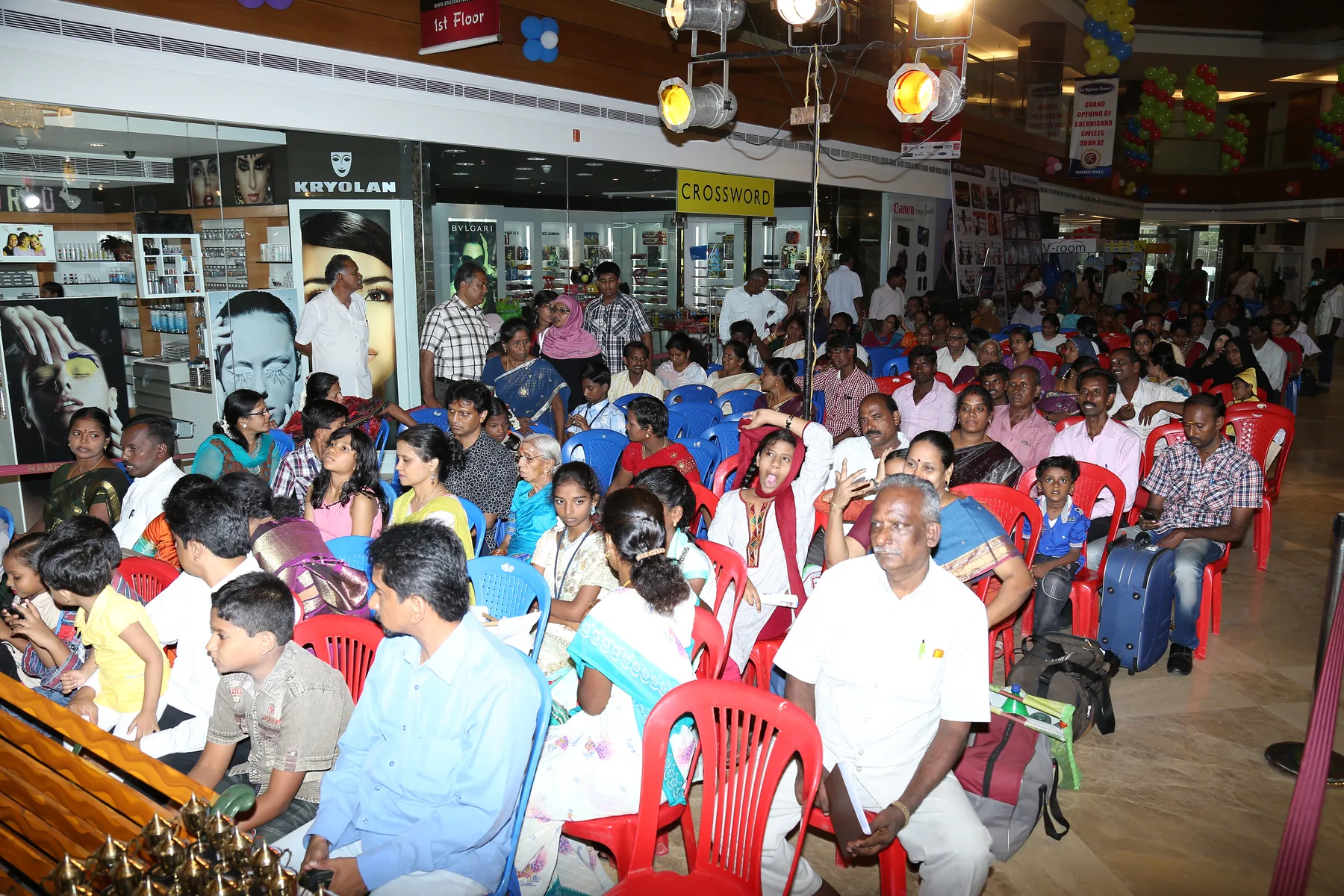 Families gather for the ceremony, documented by The ART Foundation in 2013