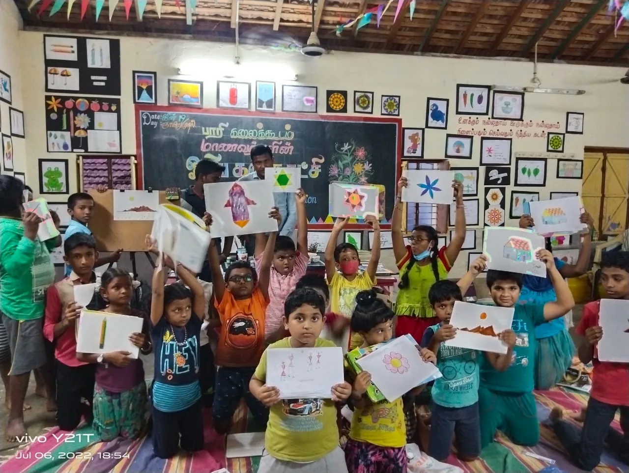 Proud young artists together, documented by The ART Foundation in 2022